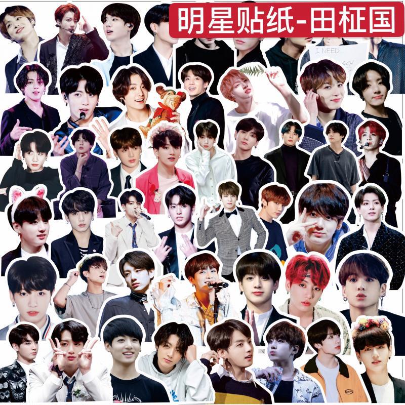 Youth League Handbook Sticker Tian Jungkook Star Merchandise Character Computer Mobile Phone One Decorative Sticker