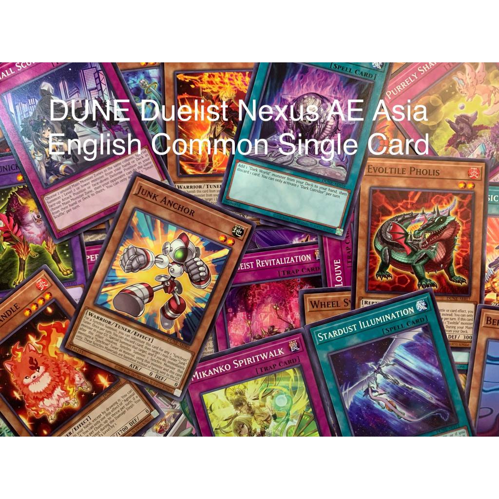 YUGIOH DUNE Duelist Nexus AE Asian English Common Single Card