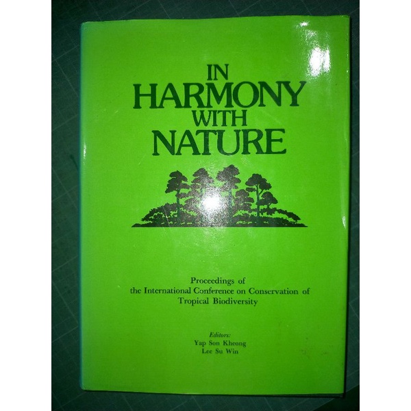 ZBH. In Harmony with Nature: Proceedings of the International Conference on Conservation of Topical Biodiversity.